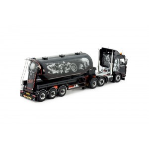 80996 - Scania serie3 6x2 felbinder silo-trailer John Templeton /1:50 TEKNO