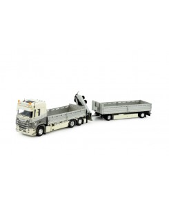 83196 - Scania NGR650-V8 combi + crane Vogel Kran Transporte /1:50 TEKNO