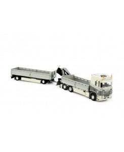 83196 - Scania NGR650-V8 combi + crane Vogel Kran Transporte /1:50 TEKNO