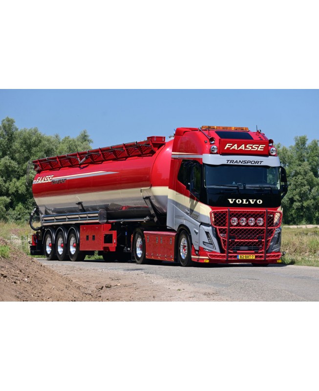 WSI01-4264 - Volvo FH5 Globetrotter 4x2 tipper bulk trailer Faasse Transport /1:50 WSImodels