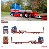 WSI01-4123 - Volvo FH5 Globetrotter 6x2 semitrailer 3axle w/ramps PWT /1:50 WSImodels