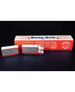 32-0217 - Scania NGR Highline combi livestock Bette Gris /1:50 IMCmodels