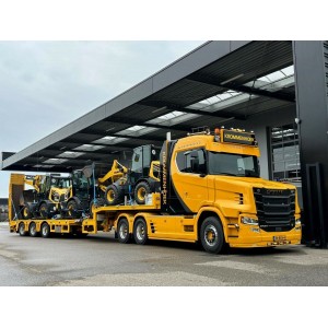 WSI01-4224 - Scania vlastuin torpedo 6x2 lowloader with ramps Krommenhoek /1:50 WSImodels