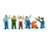 68202 PREISER - workers figures /1:50