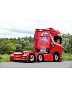 86032 - Scania NGS500 Highline 6x2 40ft reefer container Weeda - Vikings /1:50 TEKNO