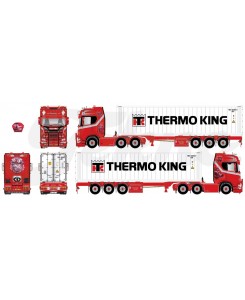 86032 - Scania NGS500 Highline 6x2 40ft reefer container Weeda - Vikings /1:50 TEKNO