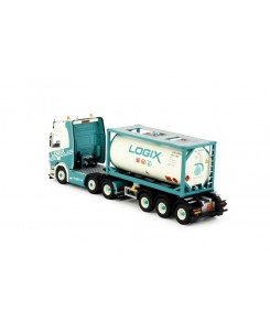 84915 - Scania NGR 6x2 ISO tank container Logix /1:50 TEKNO