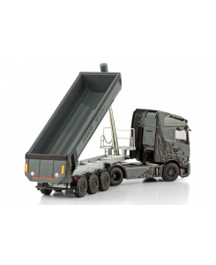 WSI02-3310 - Iveco S-Way 4x2 tipper trailer 3axle The Rock - Castellini /1:50 WSImodels