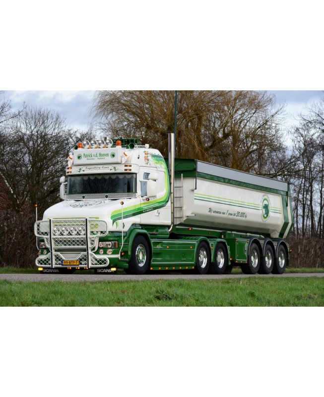 85450 - Scania Torpedo Highline 6x2 tipper trailer 3axle Patrick van der Hoeven /1:50 TEKNO