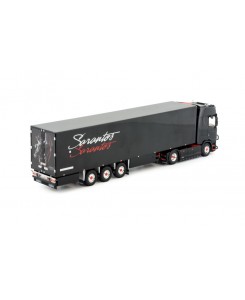 73952 - Scania CS20H 4x2 box trailer Sarantos /1:50 TEKNO