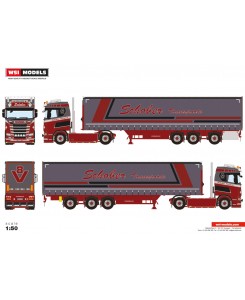 WSI01-4415 - Scania CS20N 4x2 curtainside Schober /1:50 WSImodels