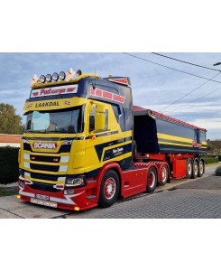 WSI01-4399 - Scania CR20H 6x2 tipper trailer PWT Cargo /1:50 WSImodels