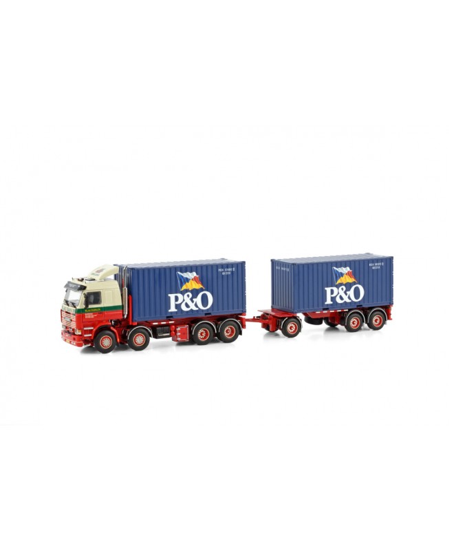 WSI01-4030 - Scania serie3 8x4 autotreno 2x20ft container Fa. Jac. Fijan & Zn. /1:50 WSImodels