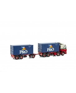 WSI01-4030 - Scania serie3 8x4 combi 2x20ft container Fa. Jac. Fijan & Zn. /1:50 WSImodels