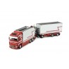 84497 - Volvo FH04 Globetrotter autotreno con gru G&J van Leeuwen /1:50 TEKNO