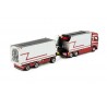 84497 - Volvo FH04 Globetrotter autotreno con gru G&J van Leeuwen /1:50 TEKNO