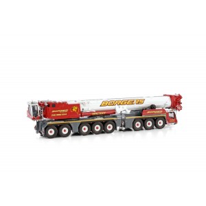 WSI51-2128 Liebherr LTM1650-8.1 autogru telescopica Borger Cranes / 1:50 WSImodels