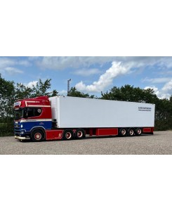 86031 - Scania NGS Highline 6x2 box-trailer Lasse Mathiesen /1:50 TEKNO