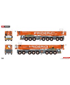 WSI51-2149 Liebherr LTM1650-8.1 mobile crane Friderici / 1:50 WSImodels