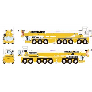 WSI51-2150 Liebherr LTM1650-8.1 mobile crane Mediaco / 1:50 WSImodels
