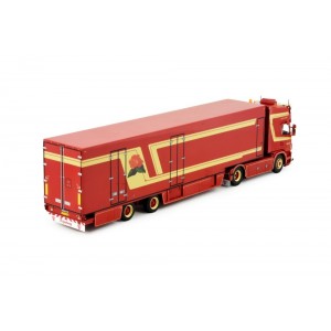 84293 - Scania serie4 Topline 4x2 flower-semitrailer 2axle Fleurs vd Eijkel /1:50 TEKNO
