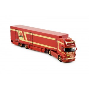 84293 - Scania serie4 Topline 4x2 flower-semitrailer 2axle Fleurs vd Eijkel /1:50 TEKNO