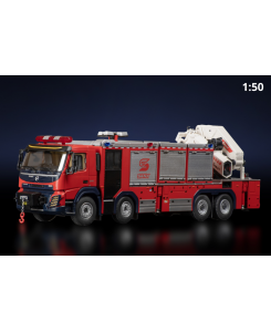S40-1013 - SANY JY200 fire-truck Volvo FMX /1:50