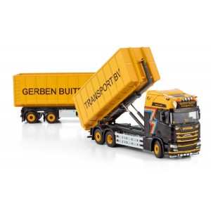 WSI01-4186 - Scania CR20H 6x2 scarrabile autotreno Gerben Buiter /1:50 WSImodels