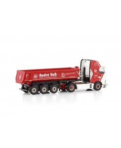 WSI01-4233 - Iveco S-Way 4x2 tipper trailer 3axle Andre Voß /1:50 WSImodels