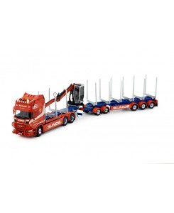 84857 - Scania NGR Highline combi SUNDE - trasporto legname  /1:50 TEKNO