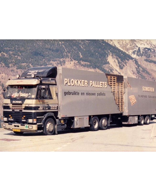 86460 - Scania serie3 autotreno Plokker pallets /1:50 TEKNO