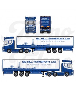 85992 - Scania NGS 6x2 curtainside Sid Hill /1:50 TEKNO