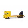 WSI01-4169 - Scania CS20H 8x4 flat-bed Fassi 1100+jib MCT Craning /1:50 WSImodels