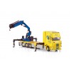 WSI01-4169 - Scania CS20H 8x4 flat-bed Fassi 1100+jib MCT Craning /1:50 WSImodels