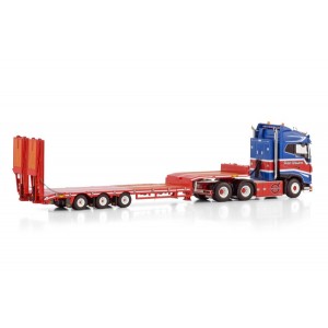 WSI01-4123 - Volvo FH5 Globetrotter 6x2 semitrailer 3axle w/ramps PWT /1:50 WSImodels
