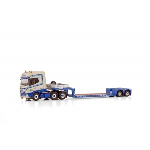 WSI01-4175 - DAF XG+ 6x2 Euro-lowloader 2axle L.A. Van den Heuvel /1:50 WSImodels