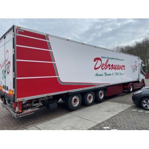 WSI01-4530 - DAF XG+ 6x2 frigo Transport Debrouwer /1:50 WSImodels