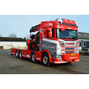 WSI01-4444 - Scania CR20N 8x4 rigid + Fassi 1100+jib Thomas Berg /1:50 WSImodels