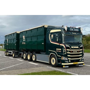 WSI01-4183 - Scania CR20N 8x2 autotreno scarrabile Olaf Jensen /1:50 WSImodels