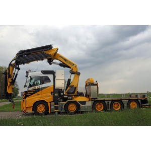 WSI01-3889 - Volvo FH4 Sleeper-Cab 10x4 Palfinger PK135.002TEC-7 + jib Boer B.V. /1:50 WSImodels