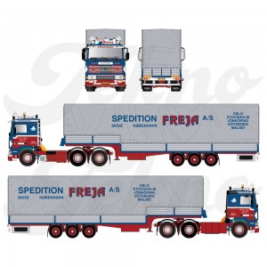 85452 - Volvo F12 6x2 centinato Morten Nielsen /1:50 TEKNO