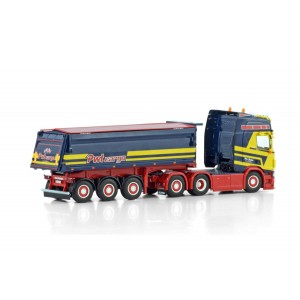 WSI01-4399 - Scania CR20H 6x2 tipper trailer PWT Cargo /1:50 WSImodels