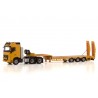 WSI04-2207 - Volvo FH5 Globetrotter 6x2 semi-lowloader 3axle w/ramps - Yellow - Premium line /1:50 WSImodels