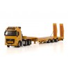 WSI04-2207 - Volvo FH5 Globetrotter 6x2 semi-lowloader 3axle w/ramps - Yellow - Premium line /1:50 WSImodels