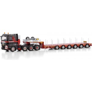 [410299] MAMMOET MAN TGX XLX 8x4 Nooteboom Manoovr 6axle /1:50 WSImodels