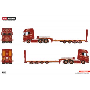 WSI01-4684 - DAF XG+ 6x2 ribassato 4assi con rampe Karsten V. Olesen /1:50 WSImodels