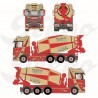 86739 - Scania NGR650 betoniera Mussche Transport /1:50 Tekno