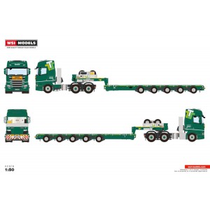 WSI01-4551 - Scania CR20H 6x4 Manoovr-5axle Thevenon Transports Spéciaux /1:50 WSImodels