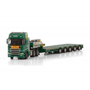 WSI01-4551 - Scania CR20H 6x4 Manoovr-5axle Thevenon Transports Spéciaux /1:50 WSImodels