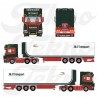 85486 - Scania serie4 Topline 164-480 6x2 frigo J&J Transport /1:50 Tekno